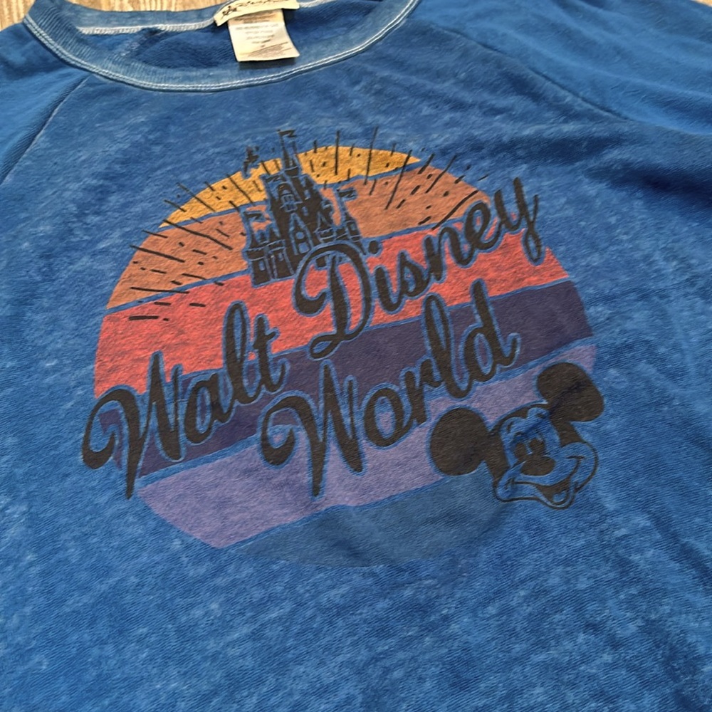 Women’s size medium Disney world parks super soft vintage dyed retro sweatshirt - Picture 2 of 5